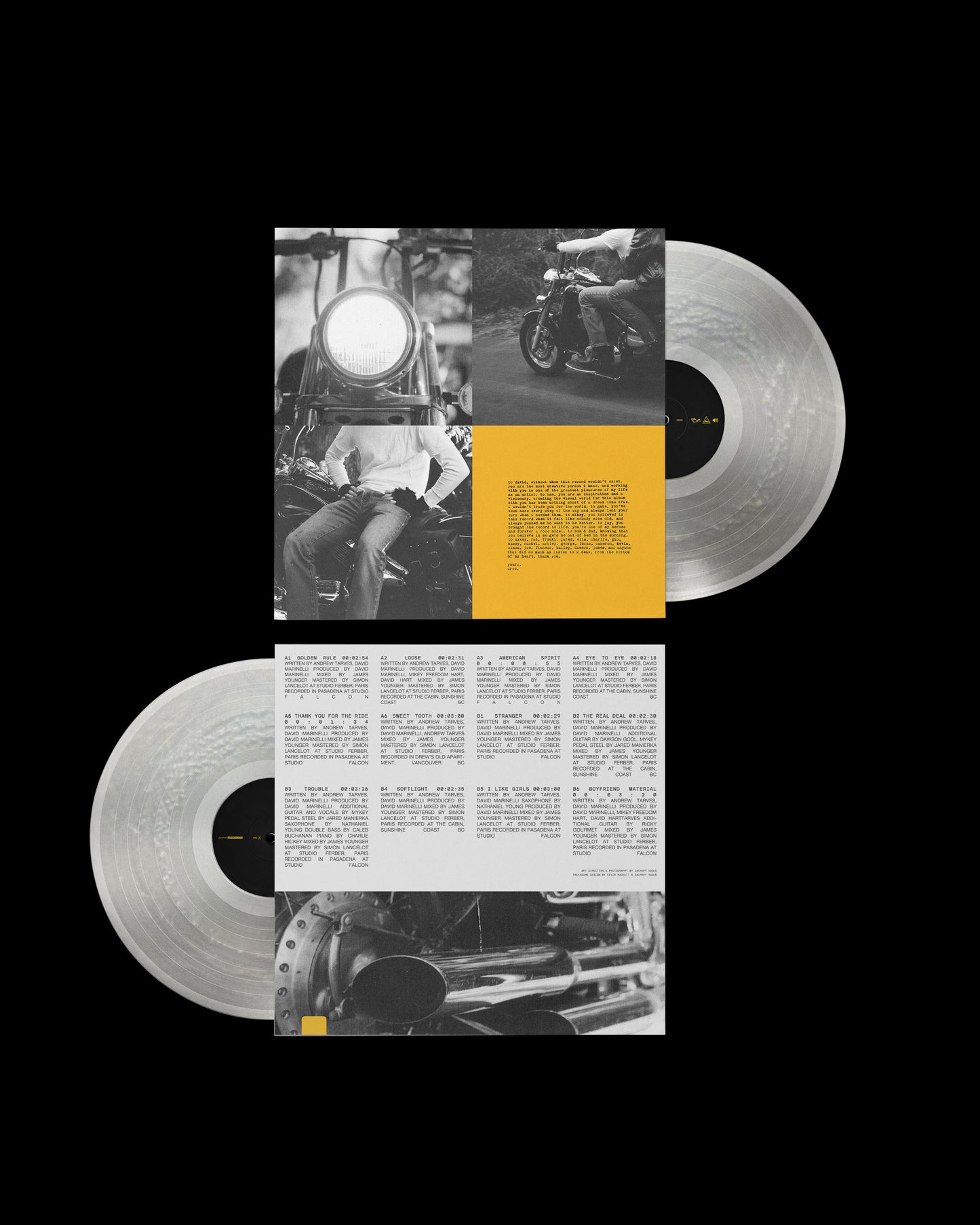 motorcycle sound effects vinyl (Pre-order)
